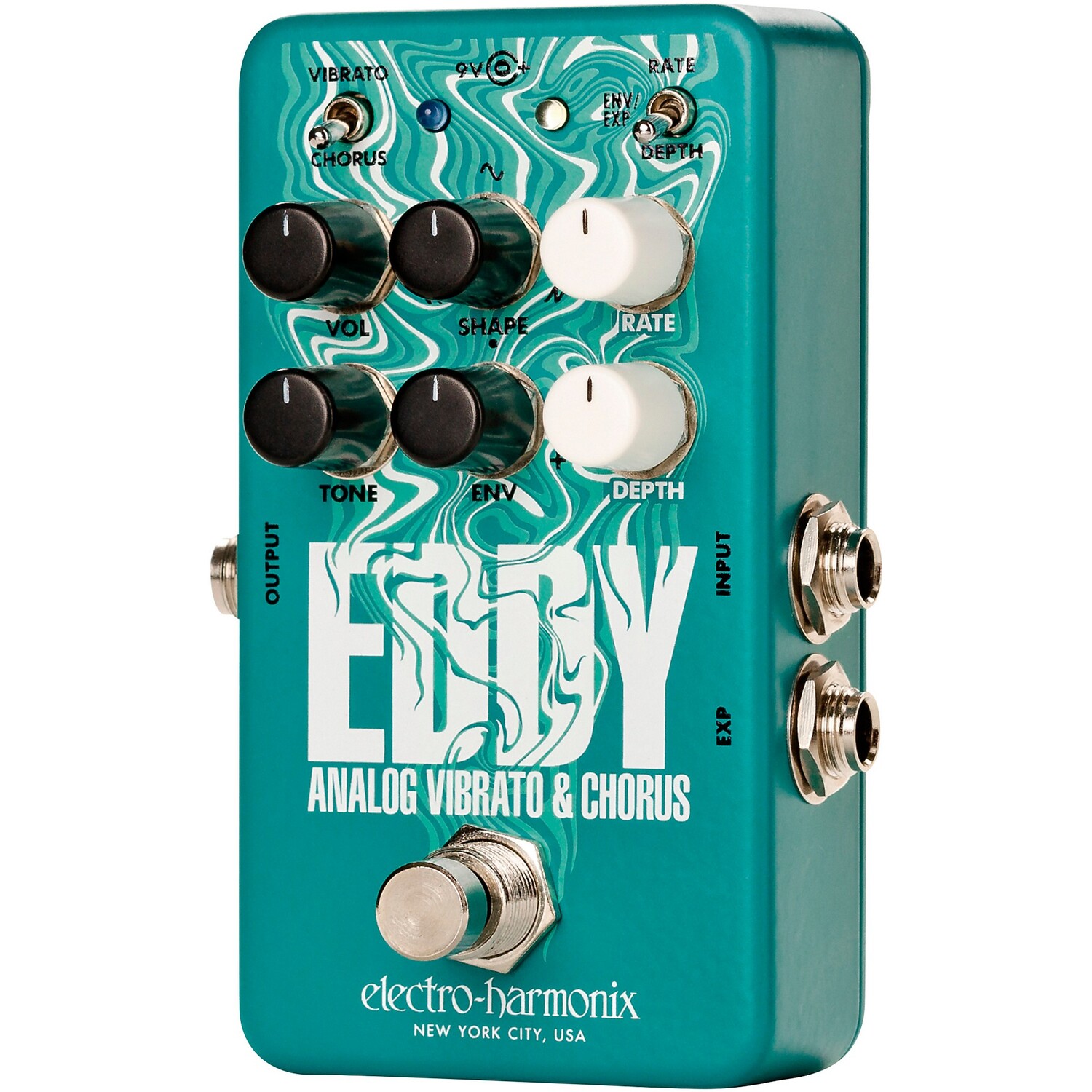Педаль эффектов Electro-Harmonix Eddy Analog Vibrato и Chorus Mint Green
Педаль эффектов Electro-Harmonix Eddy Analog Vibrato и Chorus Mint Green
