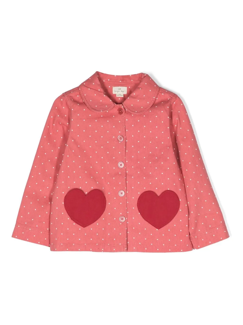 Куртка-рубашка с накладными карманами Konges Sløjd, розовый
Куртка-рубашка с накладными карманами Konges Sløjd, розовый