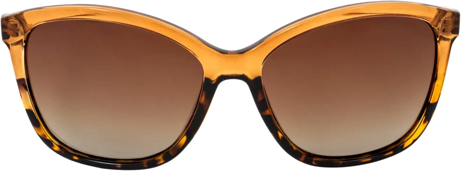 Солнцезащитные очки Epoch Eyewear Elizabeth для женщин, оправа черепахово-коричневого цвета с поляризованными линзами коричневого градиента, Tortoise-brown
Солнцезащитные очки Epoch Eyewear Elizabeth для женщин, оправа черепахово-коричневого цвета с поляризованными линзами коричневого градиента, Tortoise-brown