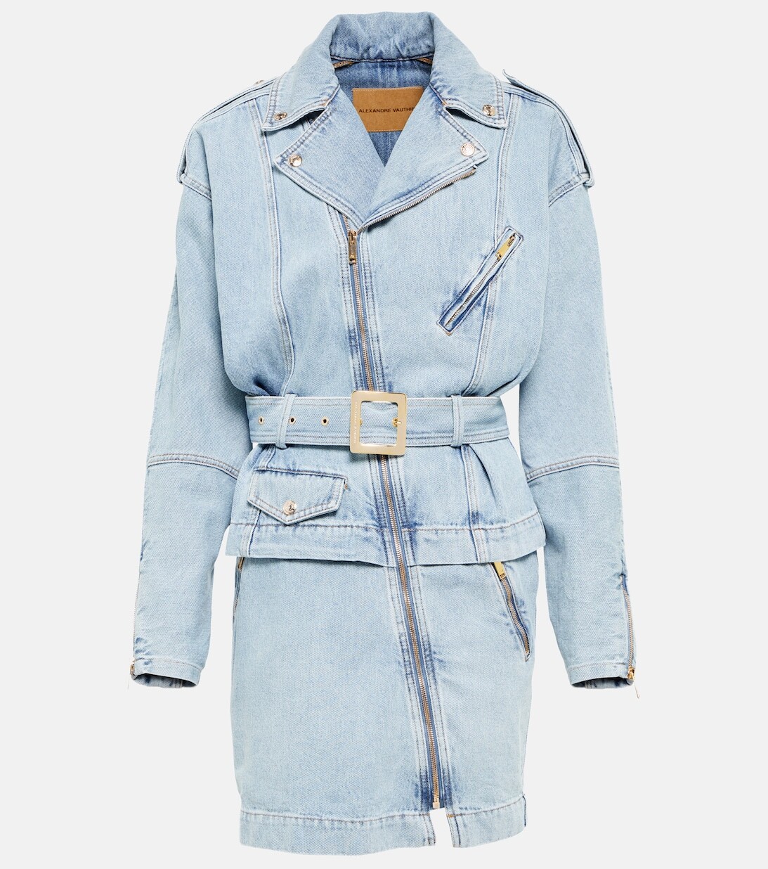 Джинсовое мини-платье асимметричного кроя на молнии ALEXANDRE VAUTHIER, синий
Джинсовое мини-платье асимметричного кроя на молнии ALEXANDRE VAUTHIER, синий