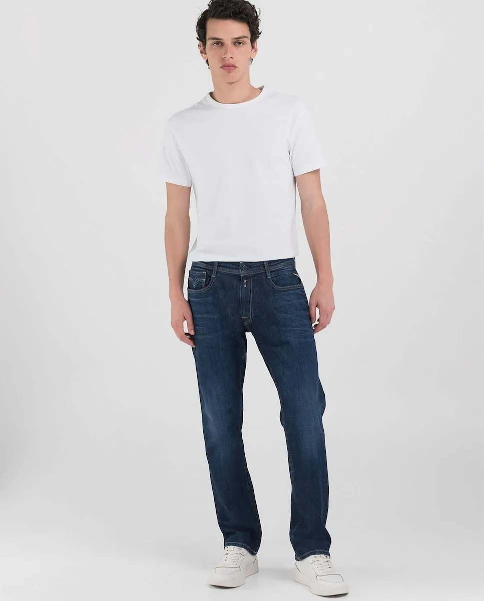 Мужские прямые джинсы с карманами Replay, тёмно-синий
Мужские прямые джинсы с карманами Replay, тёмно-синий