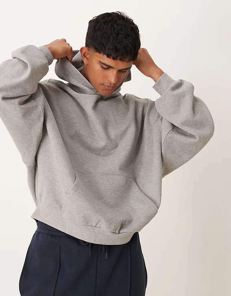 Толстовка с капюшоном Essential Extreme Oversize серого меланжевого цвета ASOS DESIGN
Толстовка с капюшоном Essential Extreme Oversize серого меланжевого цвета ASOS DESIGN
