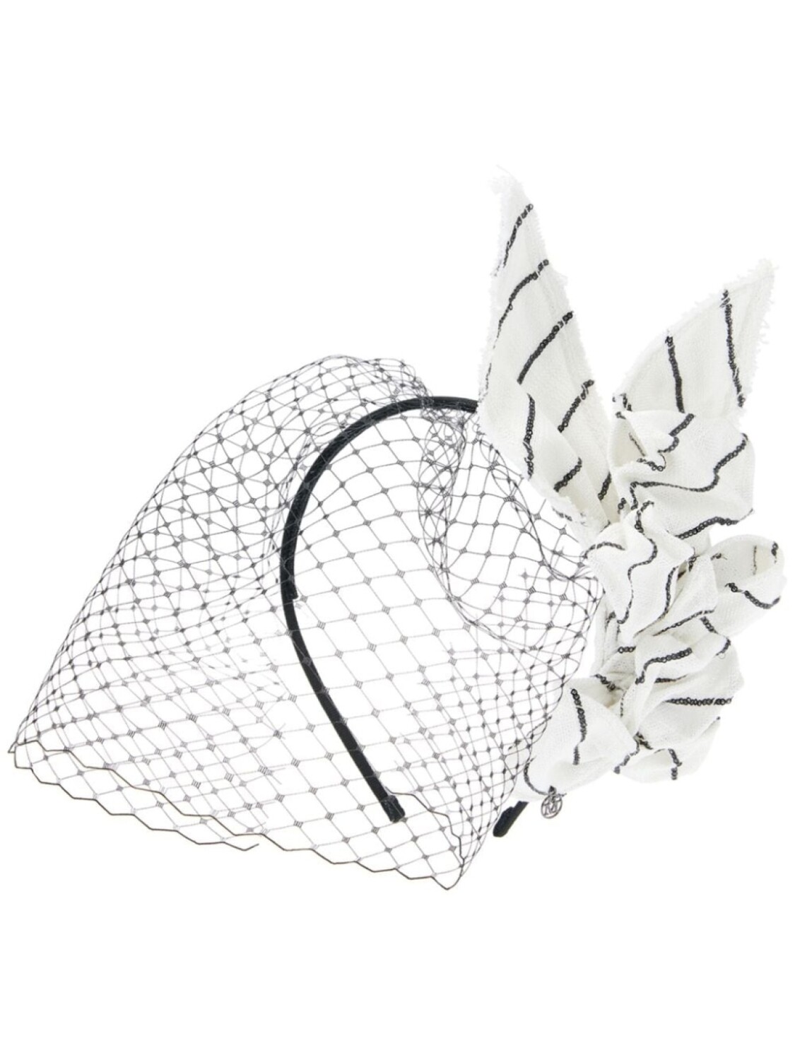 Maison Michel вуаль Clementine с пайетками, черный
Maison Michel вуаль Clementine с пайетками, черный