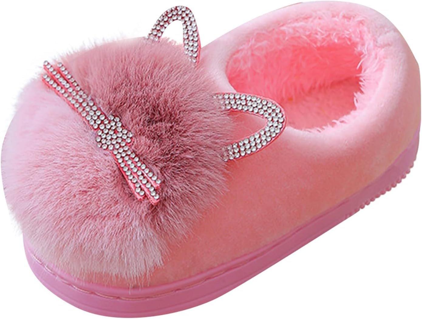Детские пушистые теплые тапочки для девочек и мальчиков с бабочкой, мягкие, нескользящие, на плоской подошве, для дома и спальни Generic, розовый
Детские пушистые теплые тапочки для девочек и мальчиков с бабочкой, мягкие, нескользящие, на плоской подошве, для дома и спальни Generic, розовый