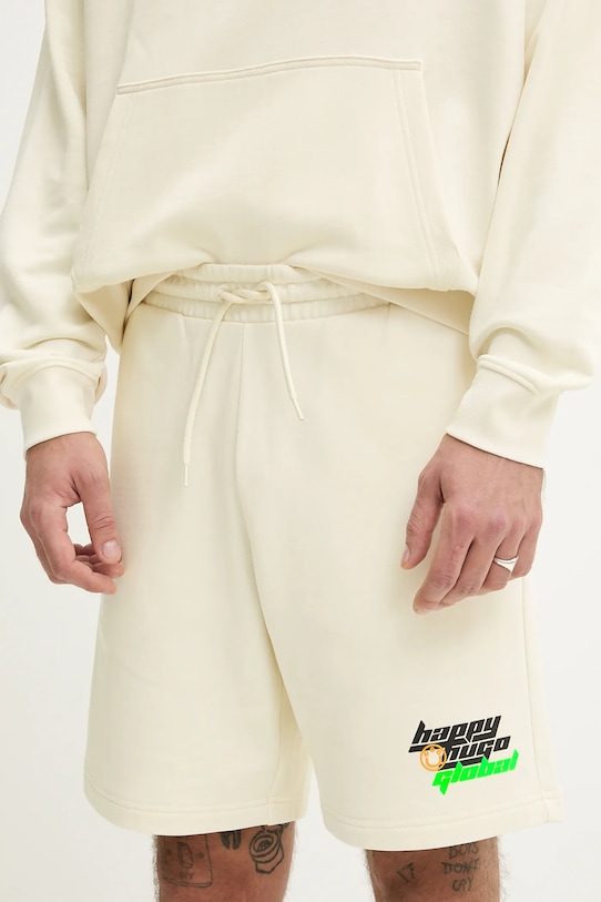 Хлопковые шорты Hugo Blue, бежевый
Хлопковые шорты Hugo Blue, бежевый