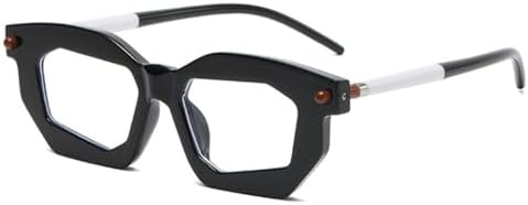 Солнцезащитные очки Polygon для женщин, двухцветные, модные, с прозрачными линзами, в панк-оправе, с заклепками, уникальные, с защитой от УФ-излучения UV400 MTZJH, Black Clear
Солнцезащитные очки Polygon для женщин, двухцветные, модные, с прозрачными линзами, в панк-оправе, с заклепками, уникальные, с защитой от УФ-излучения UV400 MTZJH, Black Clear