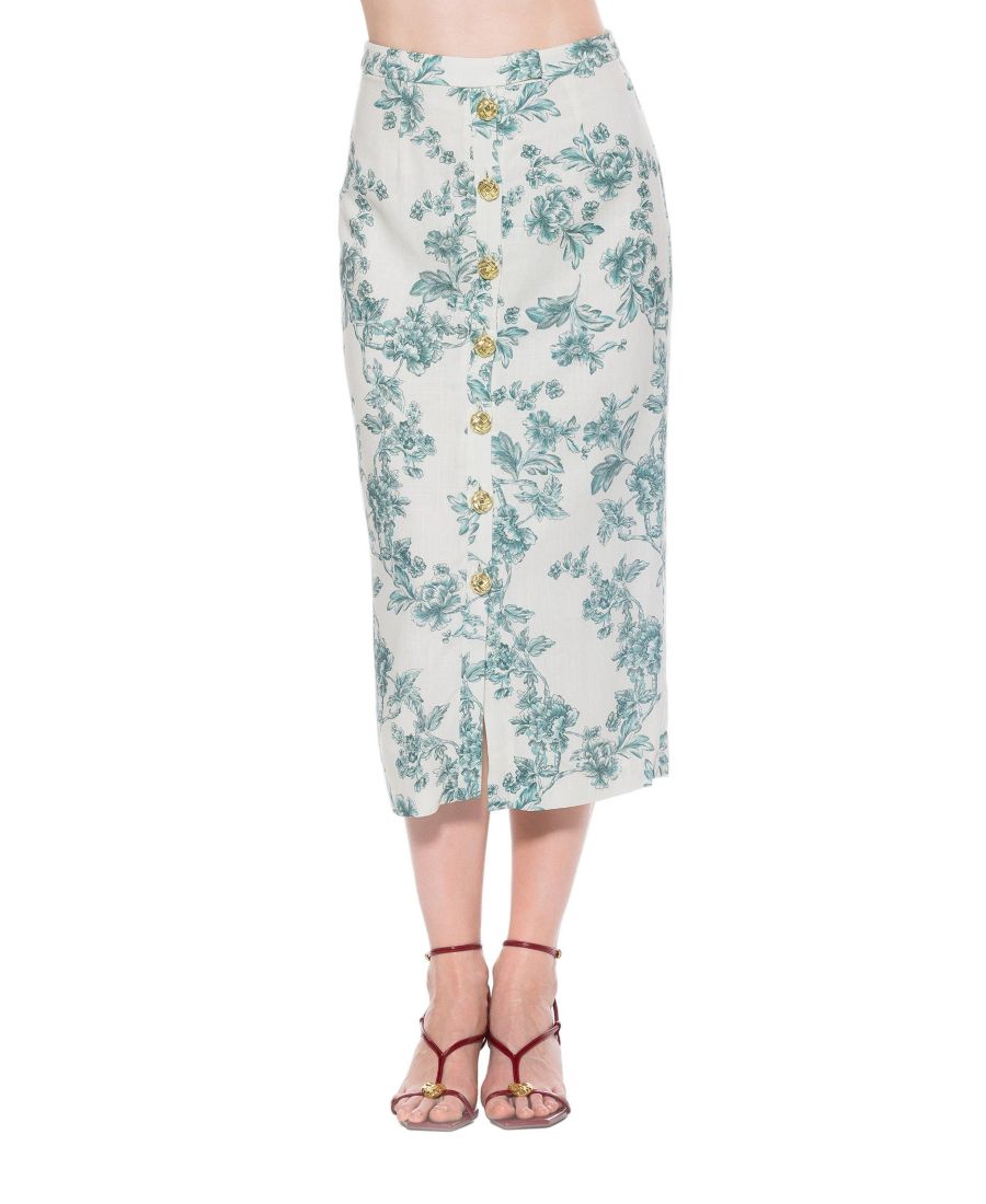 Женская юбка-миди Carla с застежкой на пуговицы спереди Alexia Admor, Green floral
Женская юбка-миди Carla с застежкой на пуговицы спереди Alexia Admor, Green floral