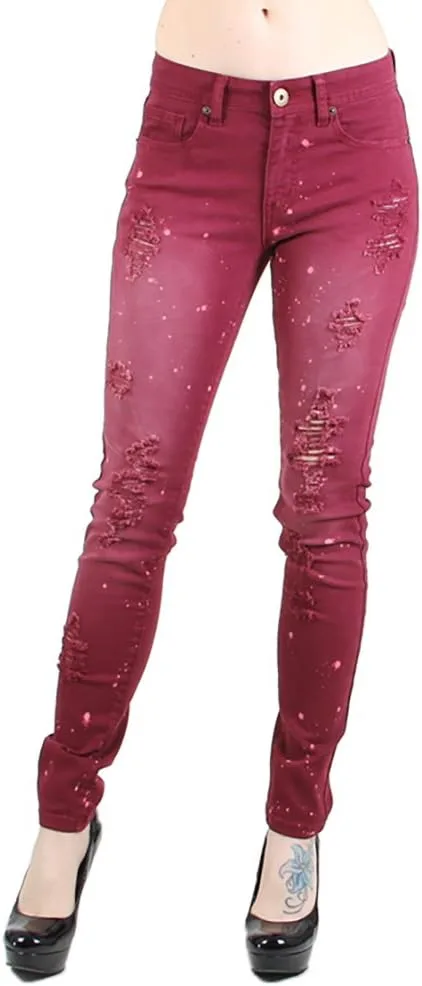 Женские джинсы Red Fox с эффектом потертостей и брызгами краски
Женские джинсы Red Fox с эффектом потертостей и брызгами краски
