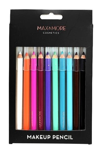 Карандаши для макияжа, 10 цветов Max & More
Карандаши для макияжа, 10 цветов Max & More