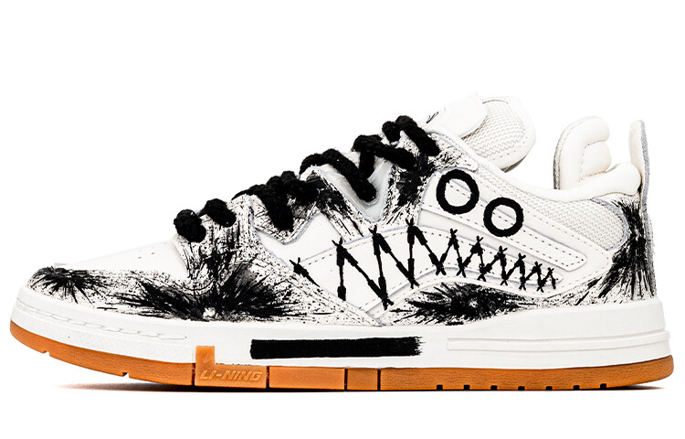 Кроссовки LINING Wave Skateboarding Shoes Men Low-top Black/White, белый
Кроссовки LINING Wave Skateboarding Shoes Men Low-top Black/White, белый