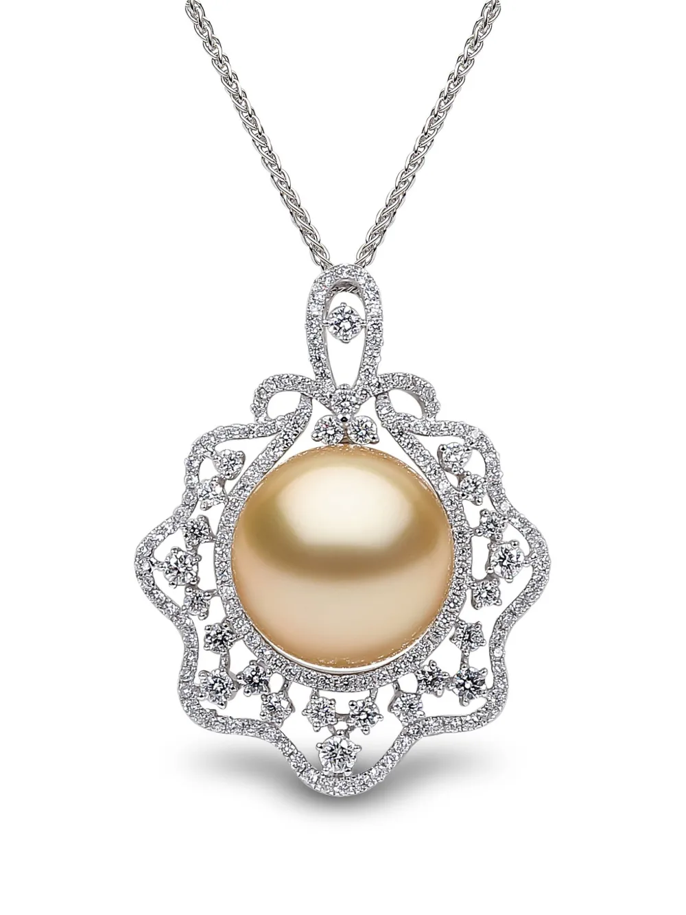Подвеска из 18-каратного белого золота с южноморским жемчугом и бриллиантами Yoko London, серебяный
Подвеска из 18-каратного белого золота с южноморским жемчугом и бриллиантами Yoko London, серебяный