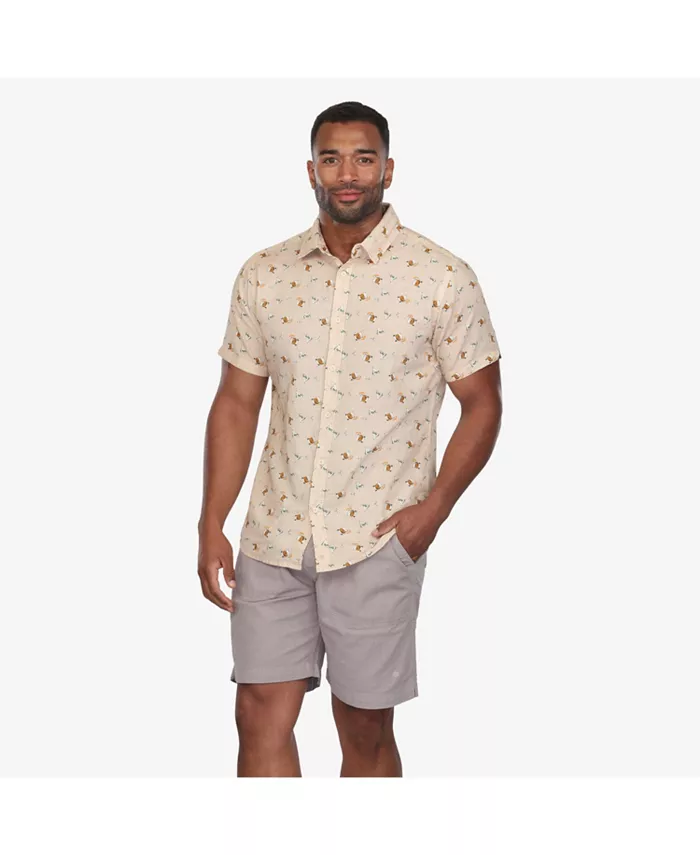 Мужская рубашка On The Rocks с пуговицами Vustra, коричневый/бежевый
Мужская рубашка On The Rocks с пуговицами Vustra, коричневый/бежевый