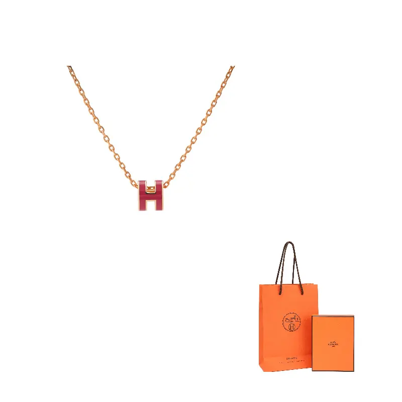 HERMES Ожерелье с позолотой коллекции POP H для женщин цепь розовое золото
HERMES Ожерелье с позолотой коллекции POP H для женщин цепь розовое золото