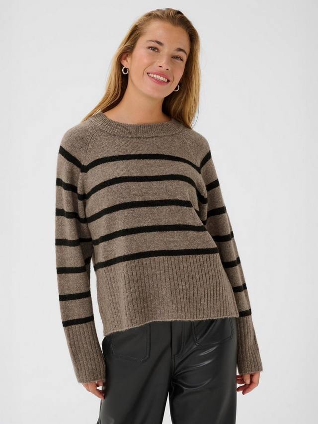 Джемпер Erin в полоску KAFFE, Morel Melange/Black
Джемпер Erin в полоску KAFFE, Morel Melange/Black