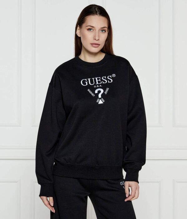 Толстовка женская Guess Active свободного кроя с логотипом бренда, черный
Толстовка женская Guess Active свободного кроя с логотипом бренда, черный