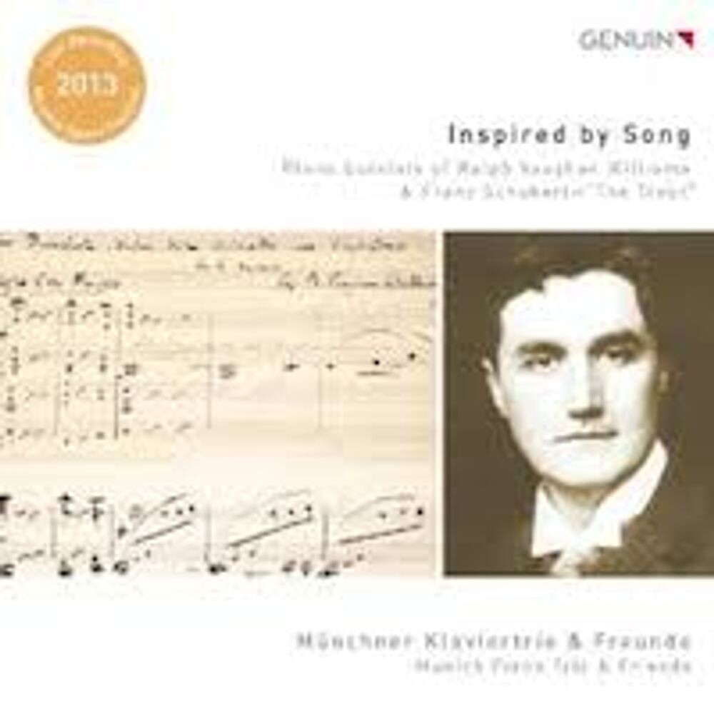 Диск CD Inspired By Song: Piano Quintets of Ralph Vaughan Williams & Franz Schubert "The Trout" - Ralph Vaughan Williams, Franz Schubert, Munich Piano Trio
Диск CD Inspired By Song: Piano Quintets of Ralph Vaughan Williams & Franz Schubert "The Trout" - Ralph Vaughan Williams, Franz Schubert, Munich Piano Trio
