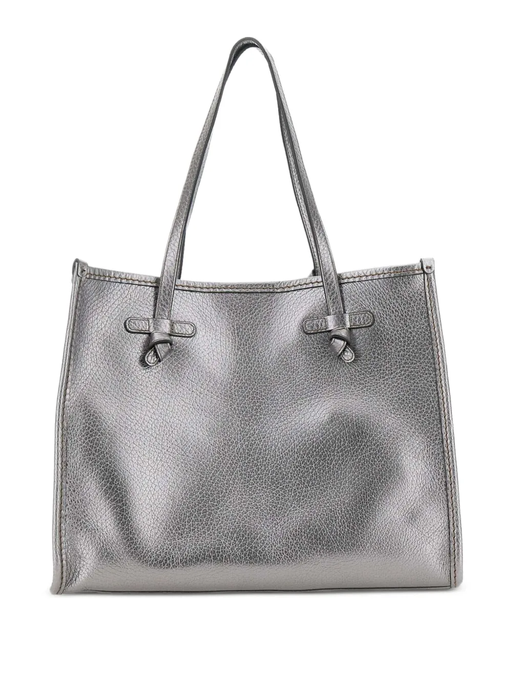 Сумка-тоут из кожи с металлическим покрытием MARCELLA CLUB, серебяный 
Сумка-тоут из кожи с металлическим покрытием MARCELLA CLUB, серебяный