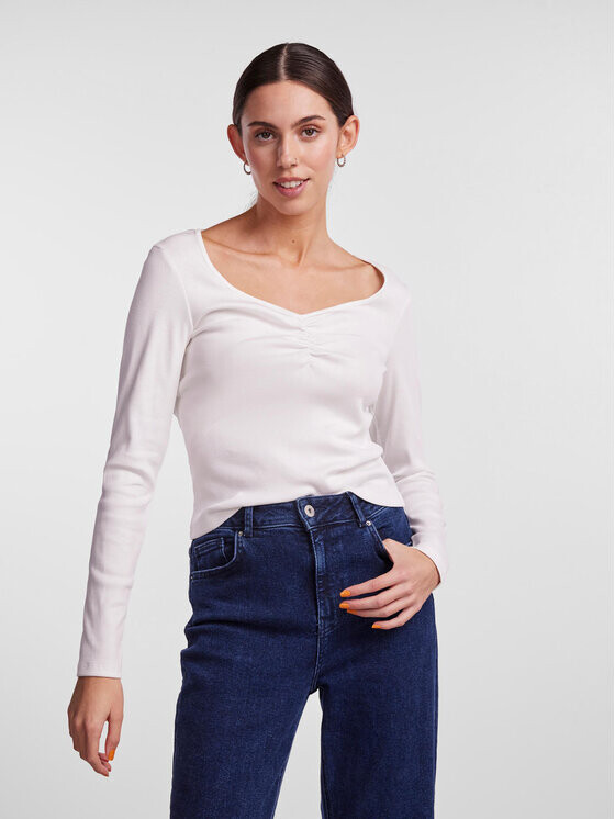 Узкая блузка Pieces, белый
Узкая блузка Pieces, белый