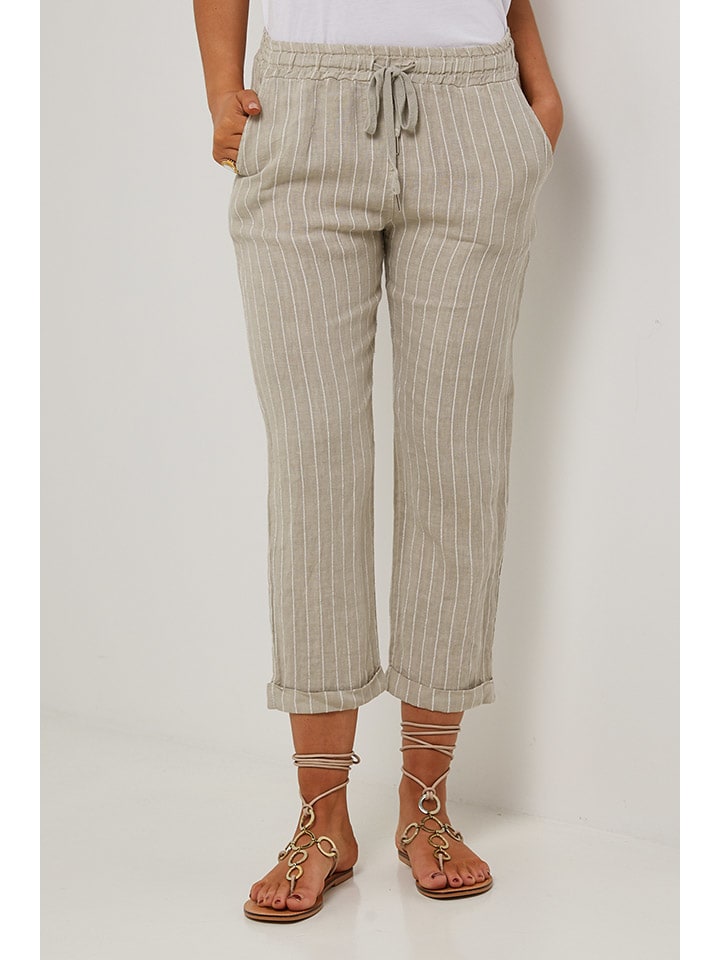 Тканевые брюки Le Monde du Lin, бежевый
Тканевые брюки Le Monde du Lin, бежевый