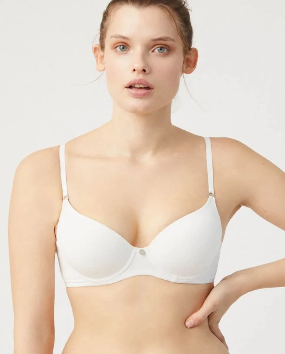 Бюстгальтер с косточками и поролоном Ysabel Mora, белый
Бюстгальтер с косточками и поролоном Ysabel Mora, белый