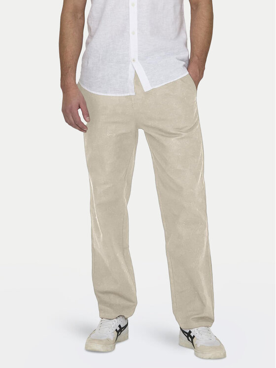 Брюки свободного покроя Sinus 22028267 Only & Sons, бежевый
Брюки свободного покроя Sinus 22028267 Only & Sons, бежевый