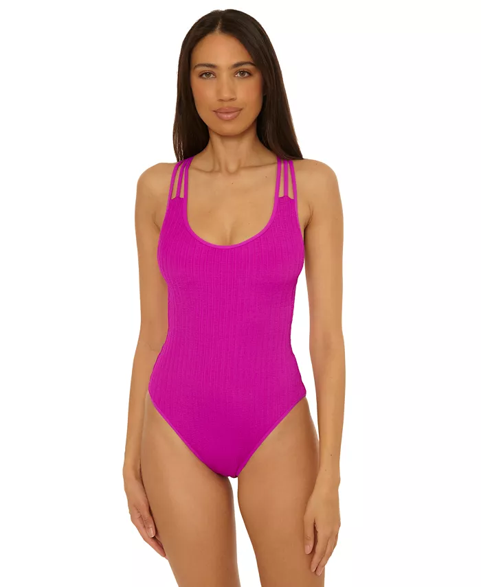 Женский слитный купальник Crinkle Crush с бретельками на спине Becca, розовый
Женский слитный купальник Crinkle Crush с бретельками на спине Becca, розовый