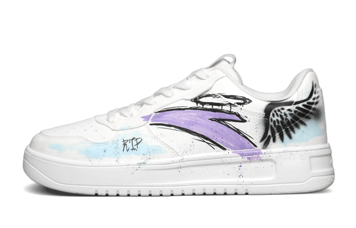 ANTA Скользоустойчивые амортизирующие износостойкие низкие скейтерские кроссовки мужские белый фиолетовый черный - белый фиолетовый черный, цвет White Purple Black
ANTA Скользоустойчивые амортизирующие износостойкие низкие скейтерские кроссовки мужские белый фиолетовый черный - белый фиолетовый черный, цвет White Purple Black