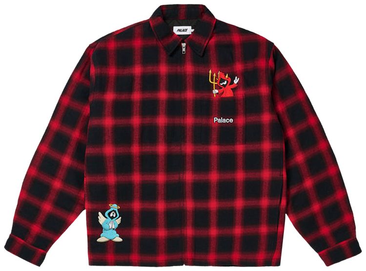 Рубашка на молнии Palace, красная
Рубашка на молнии Palace, красная