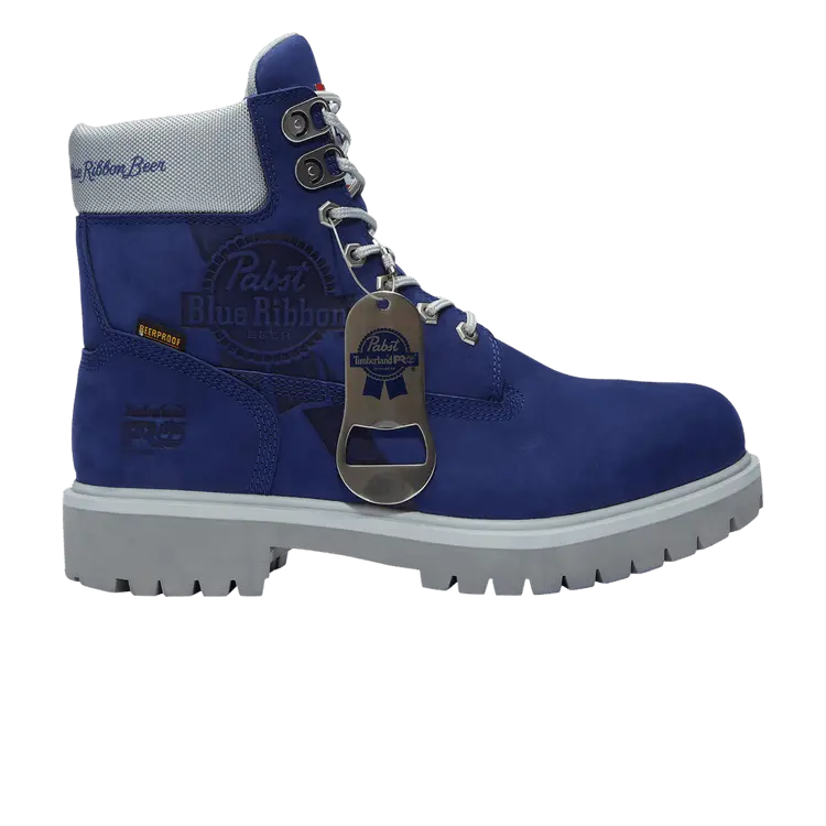 Ботинки Timberland Pabst Blue Ribbon x 6 Inch Soft Toe Waterproof Work Boot 'Blue', синий 
Ботинки Timberland Pabst Blue Ribbon x 6 Inch Soft Toe Waterproof Work Boot 'Blue', синий