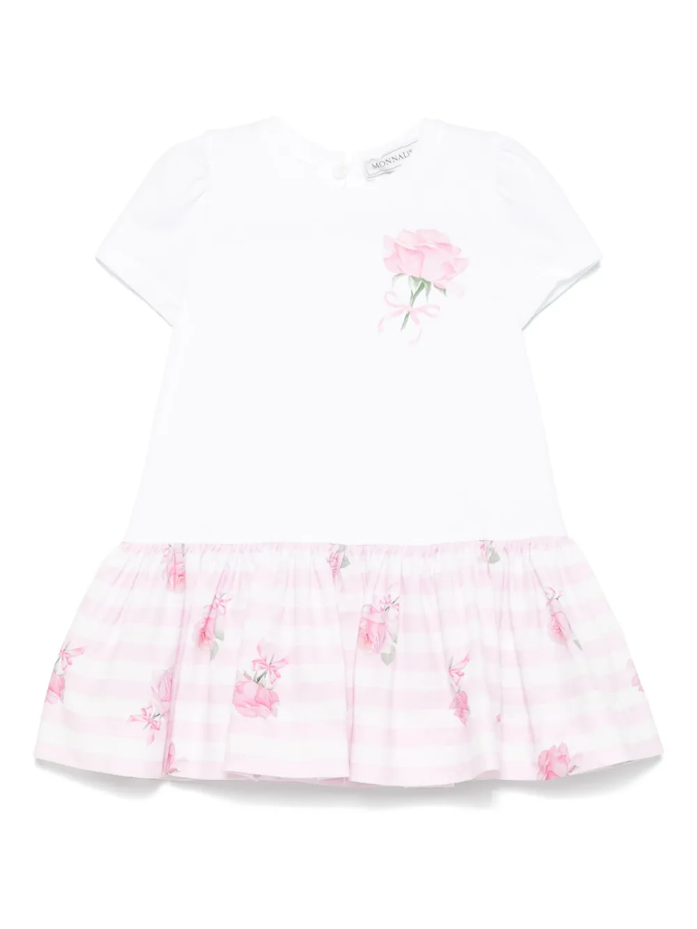 Платье со вставками Monnalisa, белый
Платье со вставками Monnalisa, белый