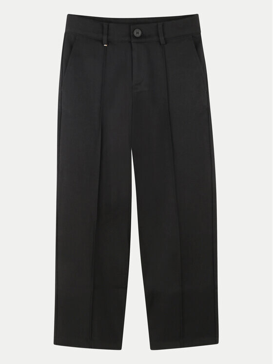 Тканевые брюки прямого кроя Boss, черный
Тканевые брюки прямого кроя Boss, черный