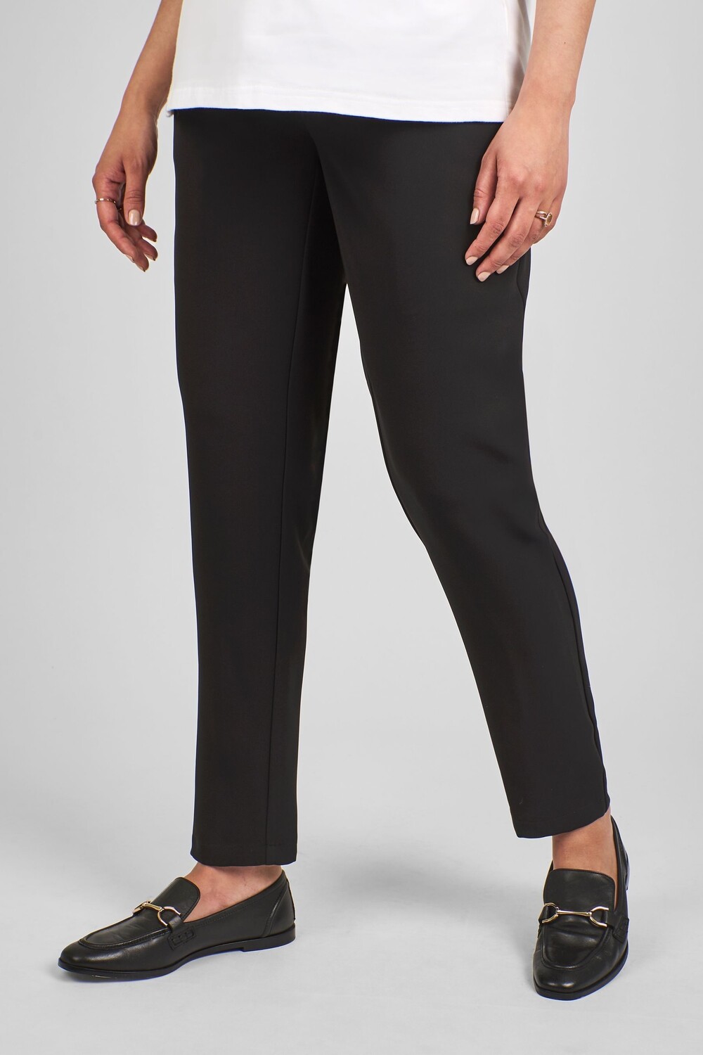 Зауженные брюки для беременных Jojo Maman Bébé, черный
Зауженные брюки для беременных Jojo Maman Bébé, черный