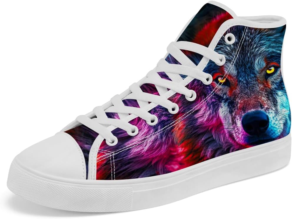 Высокие кеды Wolf из канвы, высокие кроссовки на шнуровке, повседневная обувь для мужчин и женщин Chebing, красный/синий
Высокие кеды Wolf из канвы, высокие кроссовки на шнуровке, повседневная обувь для мужчин и женщин Chebing, красный/синий