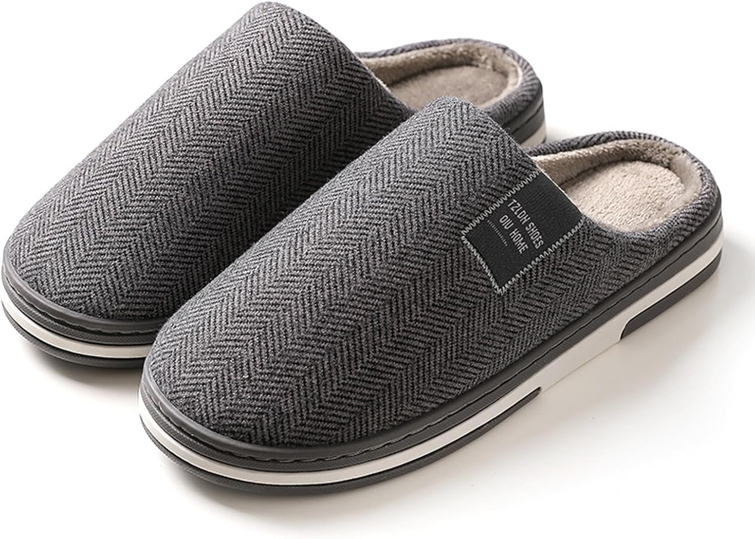 Мягкие мужские тапочки большого размера, уютные тапочки с открытой пяткой, мягкая резиновая подошва, домашние тапочки для мужчин, плюшевые тапки для спальни Oukisam, темно-серый
Мягкие мужские тапочки большого размера, уютные тапочки с открытой пяткой, мягкая резиновая подошва, домашние тапочки для мужчин, плюшевые тапки для спальни Oukisam, темно-серый