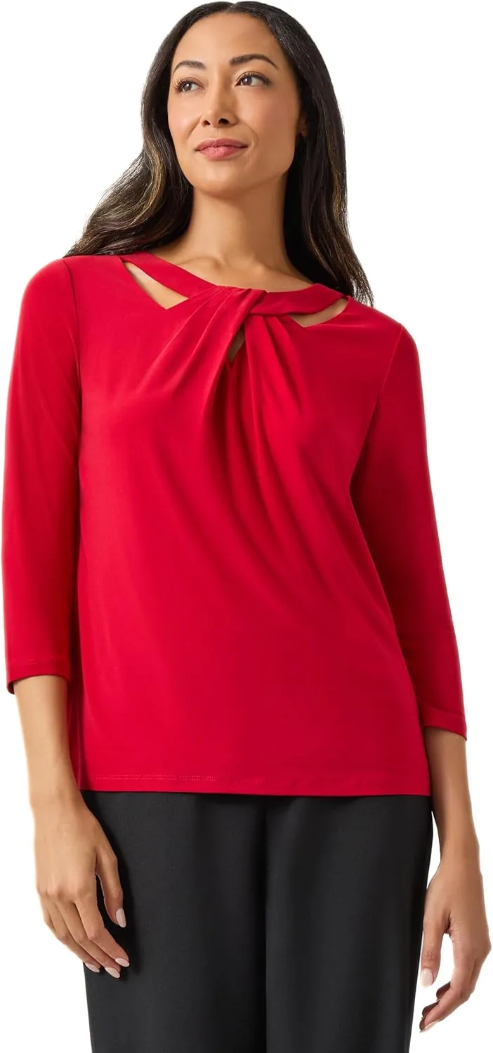 Kasper Women's Ity 3q Twist Neck
Kasper Women's Ity 3q Twist Neck