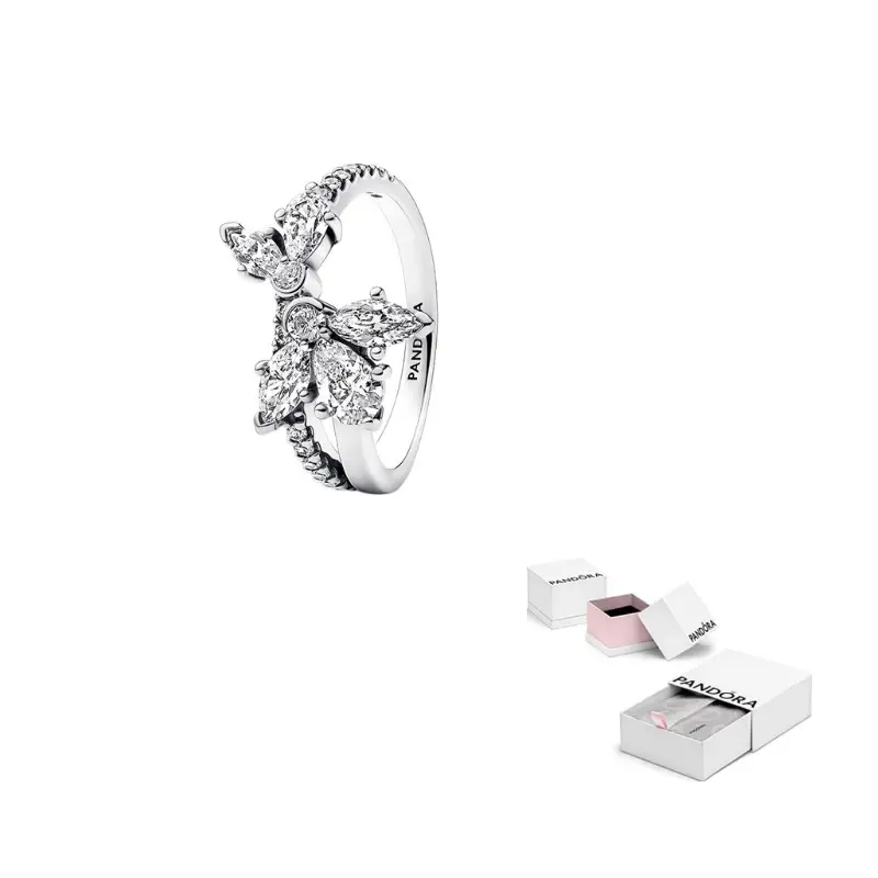 Pandora Кольцо из стерлингового серебра 925 пробы с синтетическим фианитом, серебряное, женское
Pandora Кольцо из стерлингового серебра 925 пробы с синтетическим фианитом, серебряное, женское