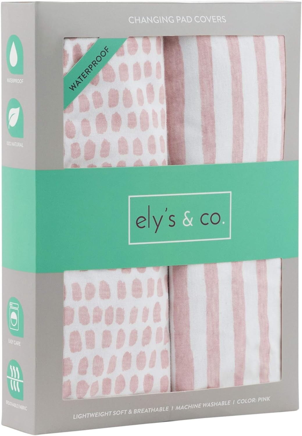 Запатентована водонепроницаемая простыня для люльки Ely's & Co., чехол для пеленания и набор простыней Pack n Play.
Запатентована водонепроницаемая простыня для люльки Ely's & Co., чехол для пеленания и набор простыней Pack n Play.
