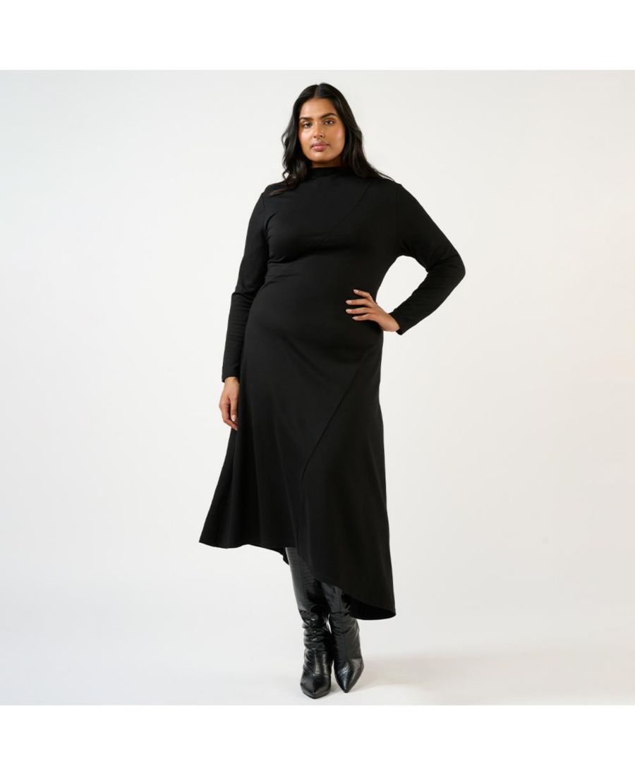 Женское платье Abagail с высоким воротником ESTELLE, Black
Женское платье Abagail с высоким воротником ESTELLE, Black