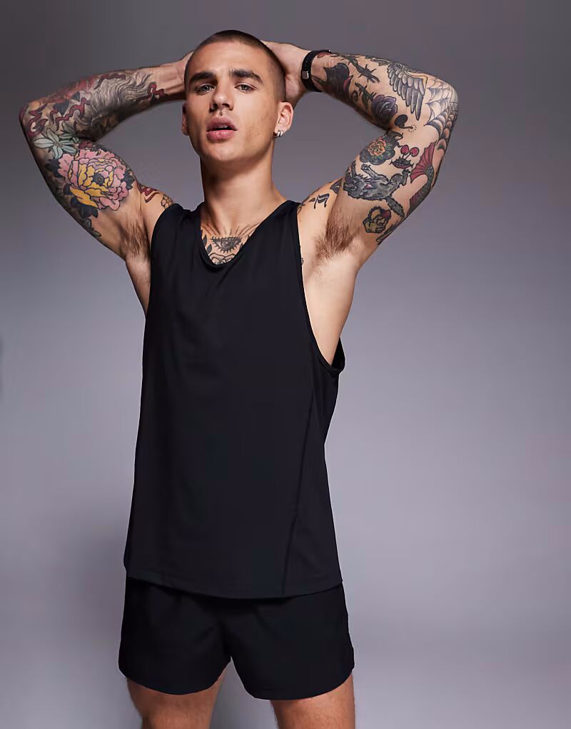 Тренировочная майка с борцовкой на спине, черный 4505
Тренировочная майка с борцовкой на спине, черный 4505