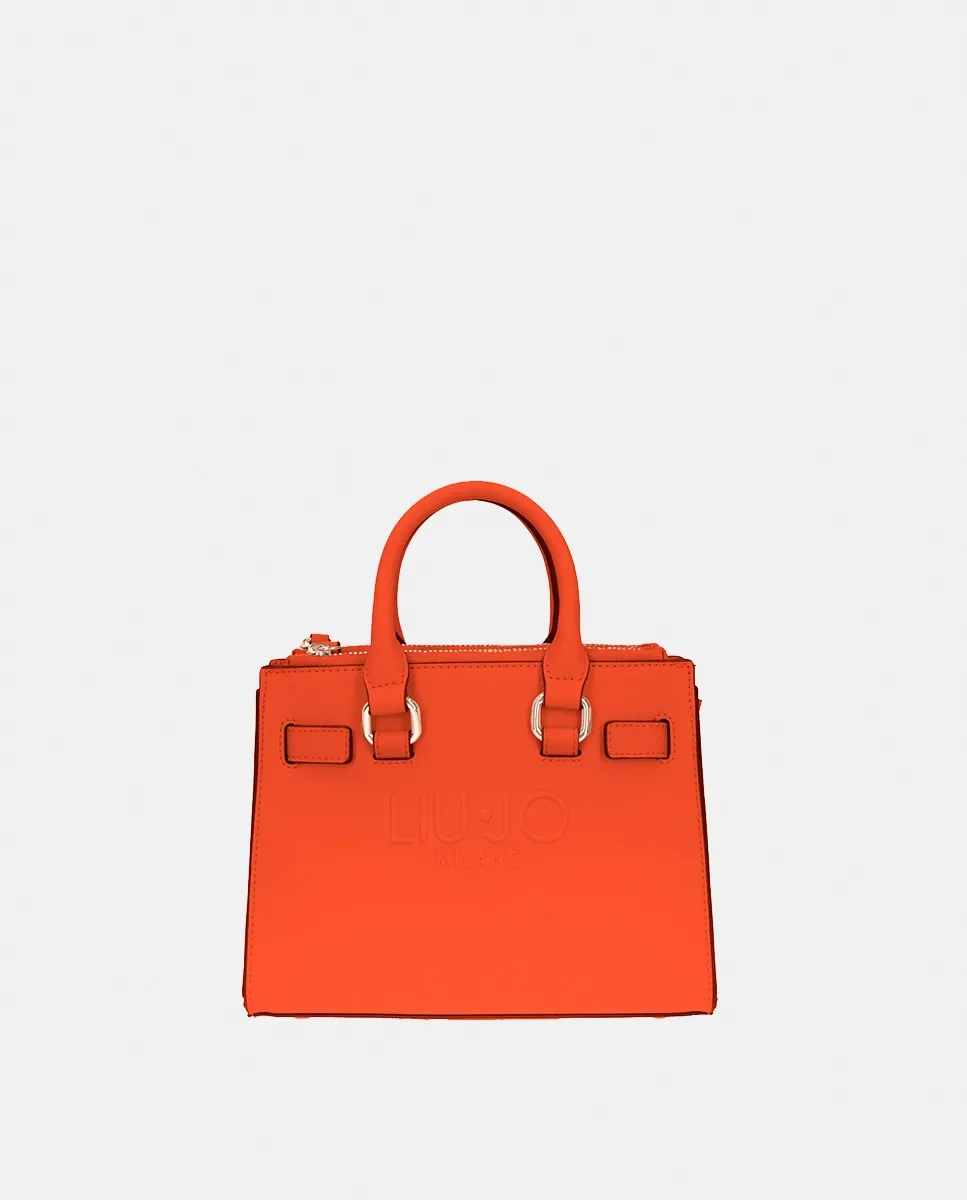Сумка-тоут с эффектом сафьяна LIUJO, оранжевый
Сумка-тоут с эффектом сафьяна LIUJO, оранжевый
