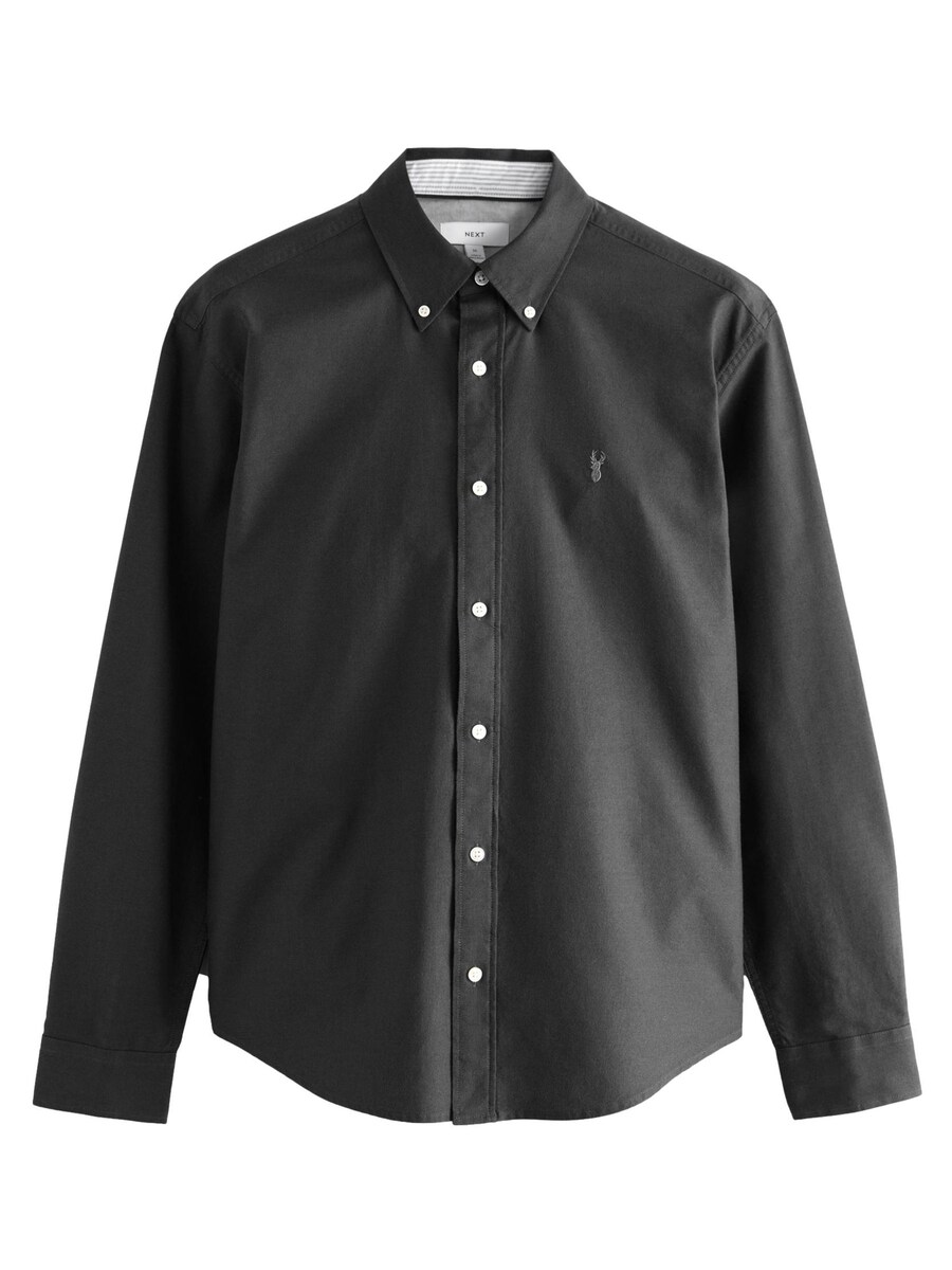 Рубашка обычного кроя на пуговицах Next, антрацит
Рубашка обычного кроя на пуговицах Next, антрацит