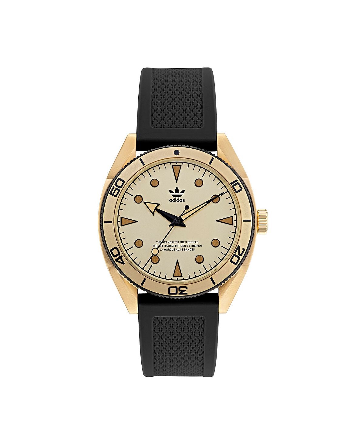Часы унисекс с тремя стрелками, два черных силиконовых ремешка, 42 мм adidas, черный
Часы унисекс с тремя стрелками, два черных силиконовых ремешка, 42 мм adidas, черный