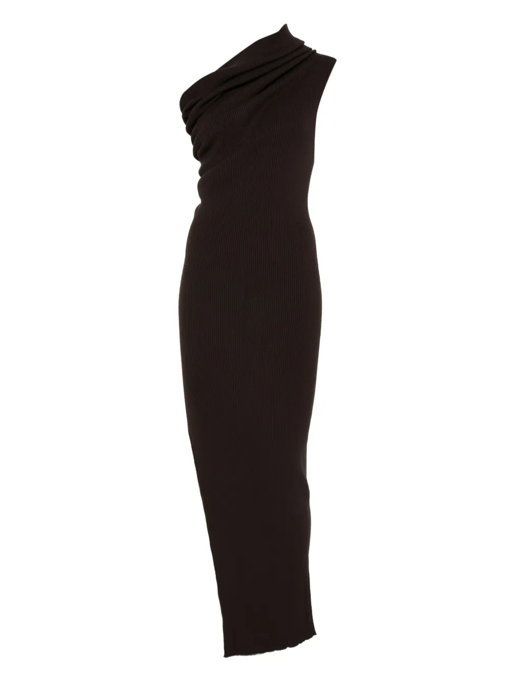 Платье макси Thena на одно плечо Rick Owens, коричневый
Платье макси Thena на одно плечо Rick Owens, коричневый