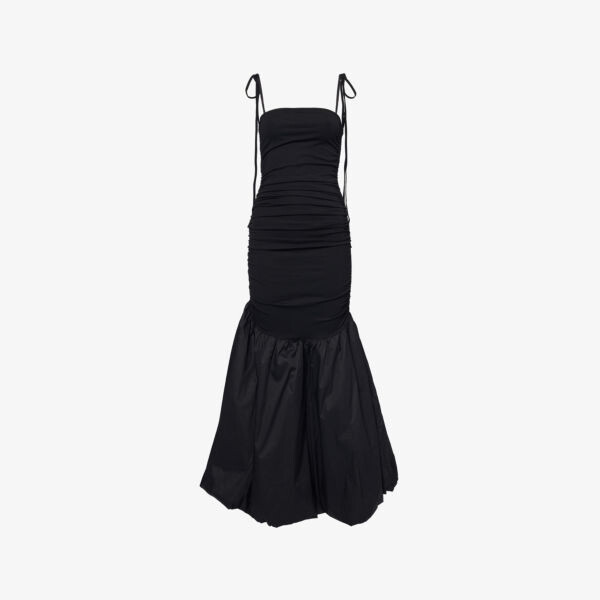 Платье макси Alexa из хлопкового трикотажа с подолом «рыбий хвост» Amy Lynn, черный
Платье макси Alexa из хлопкового трикотажа с подолом «рыбий хвост» Amy Lynn, черный