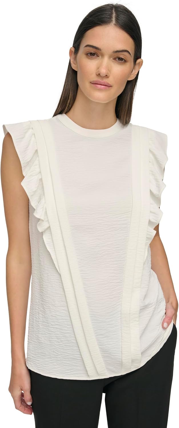 Женская однотонная рабочая рубашка Tommy Hilfiger Flutter, Ivory
Женская однотонная рабочая рубашка Tommy Hilfiger Flutter, Ivory