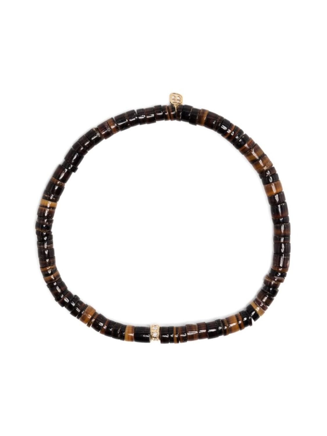 Браслет из желтого золота с бриллиантами Sydney Evan, коричневый
Браслет из желтого золота с бриллиантами Sydney Evan, коричневый