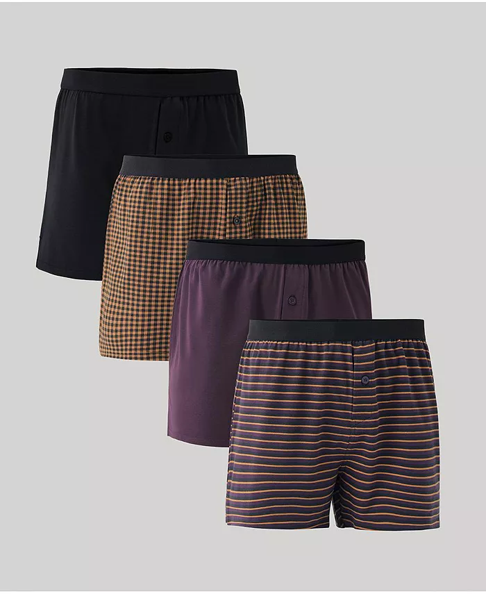 Мужские повседневные трикотажные боксеры 4 шт Pact, серый
Мужские повседневные трикотажные боксеры 4 шт Pact, серый