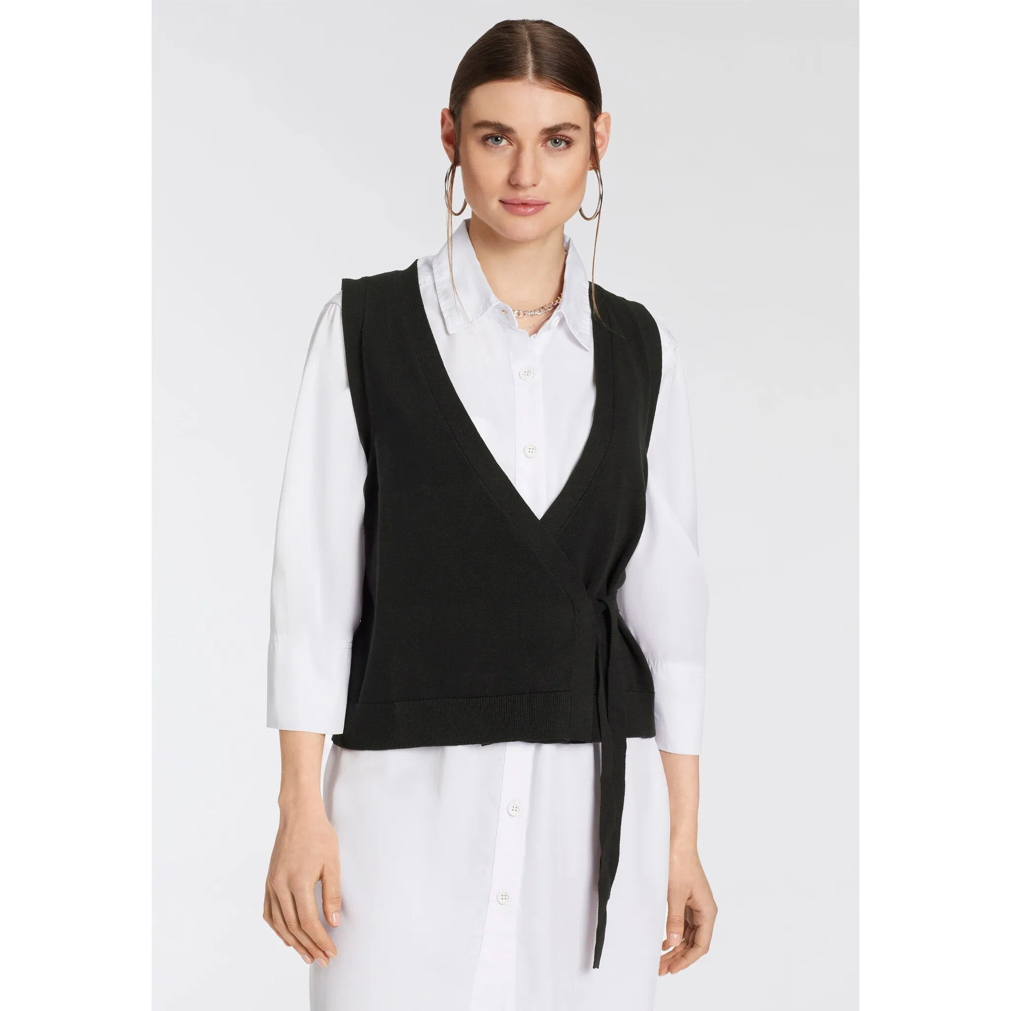 Продукция OTTO кардиган с запахом "сертификат GOTS-CIRCULAR COLLECTION", CIRCULAR COLLECTION Otto Products, черный
Продукция OTTO кардиган с запахом "сертификат GOTS-CIRCULAR COLLECTION", CIRCULAR COLLECTION Otto Products, черный