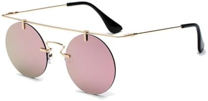 Модные очки 2027 года для мужчин и женщин: классические круглые безободковые солнцезащитные очки в стиле стимпанк, винтажные очки с защитой от УФ-излучения UV400 MTZJH, C5
Модные очки 2027 года для мужчин и женщин: классические круглые безободковые солнцезащитные очки в стиле стимпанк, винтажные очки с защитой от УФ-излучения UV400 MTZJH, C5