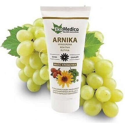 Кремовая мазь для ухода за кожей Ekamedica Arnica с рутином из виноградных косточек 200 мл Ekamdica
Кремовая мазь для ухода за кожей Ekamedica Arnica с рутином из виноградных косточек 200 мл Ekamdica